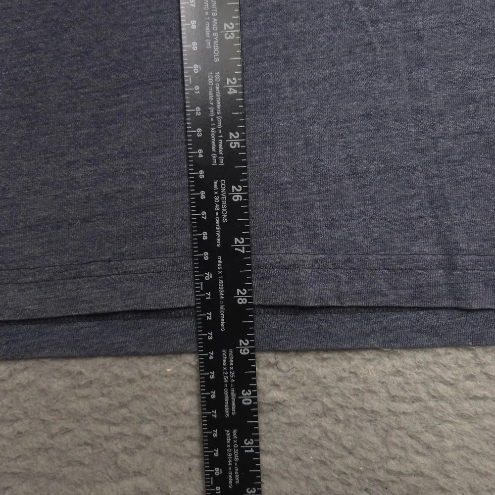 The North Face Polo Shirt Mens Large Gray Slub Knit Pocket Casual Outdoor